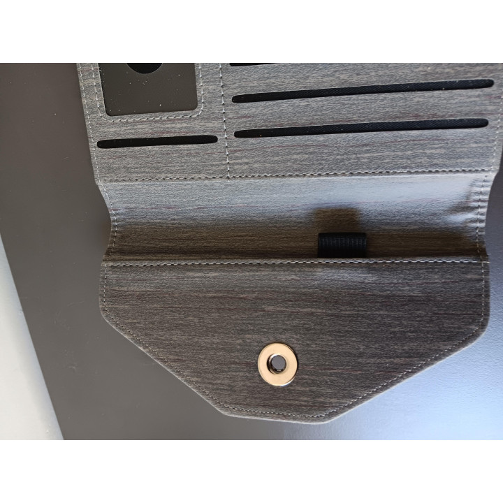 Grijze organizer etui