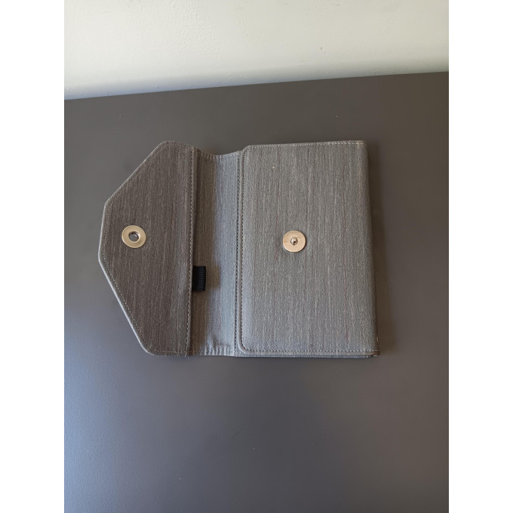 Grijze organizer etui
