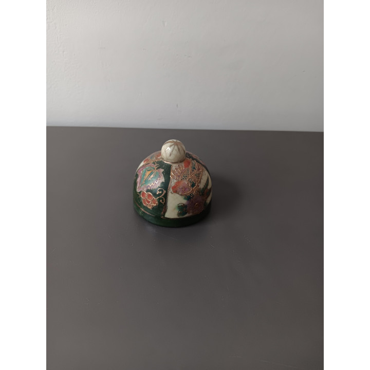 Aziatisch porseleinen deksel handbeschilderd