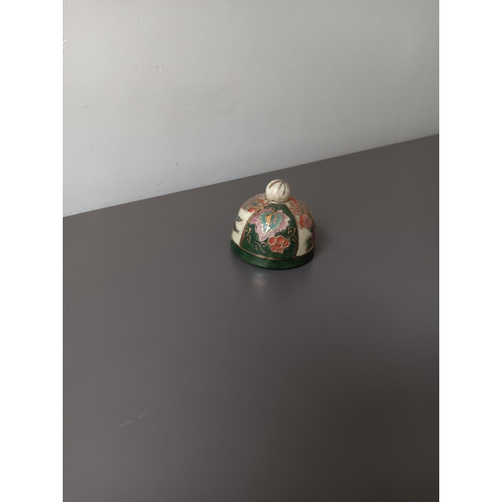 Aziatisch porseleinen deksel handbeschilderd