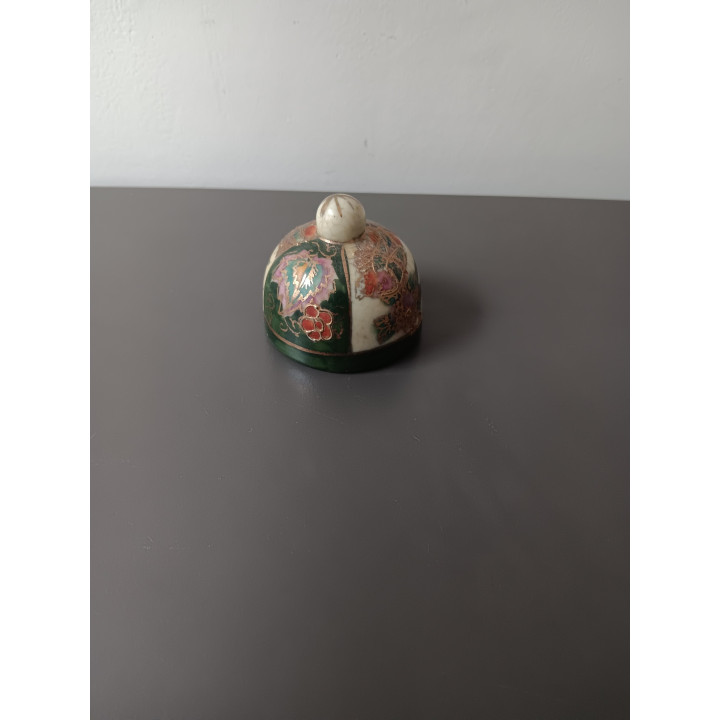 Aziatisch porseleinen deksel handbeschilderd