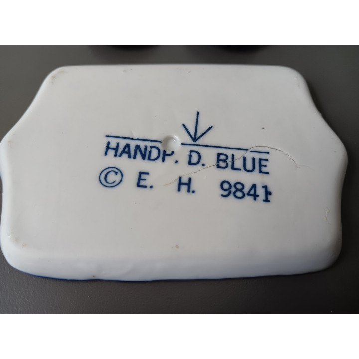 Delfts blauw mini theeservies op serveerplaat