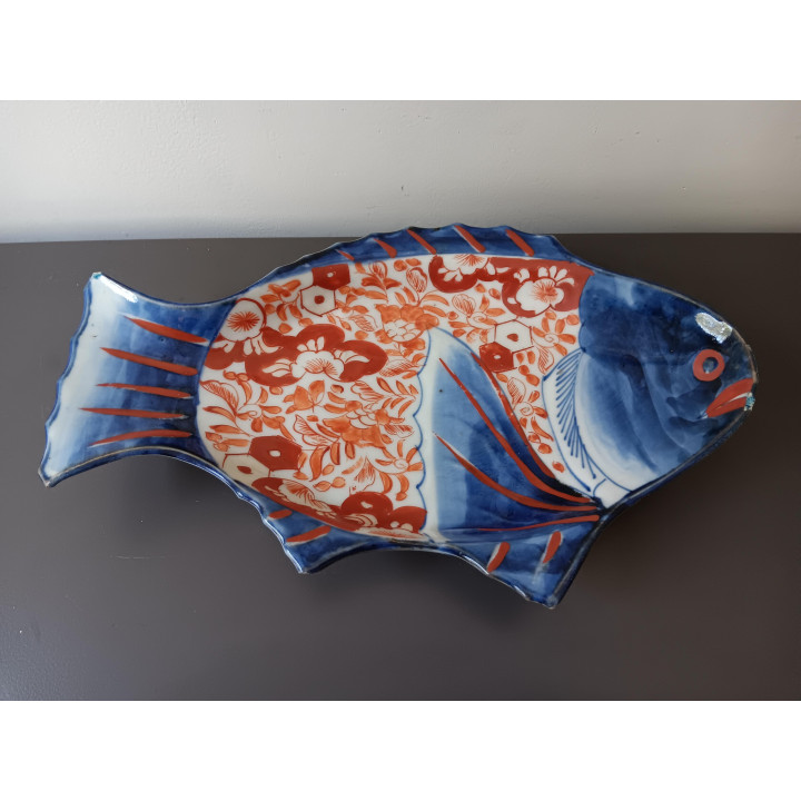 Japans Imari porseleinen visschaal