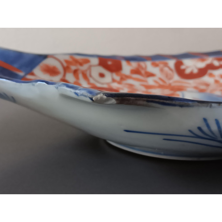 Japans Imari porseleinen visschaal