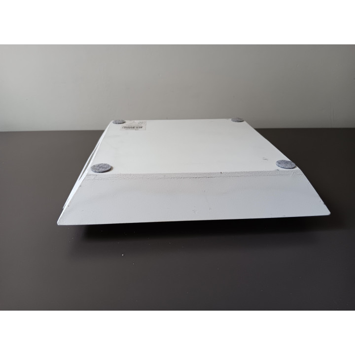 Wit houten dienblad met handgrepen