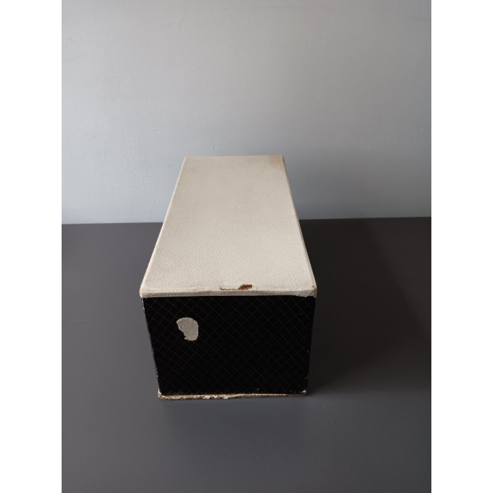 Set van 12 glazen onderzetters in originele doos