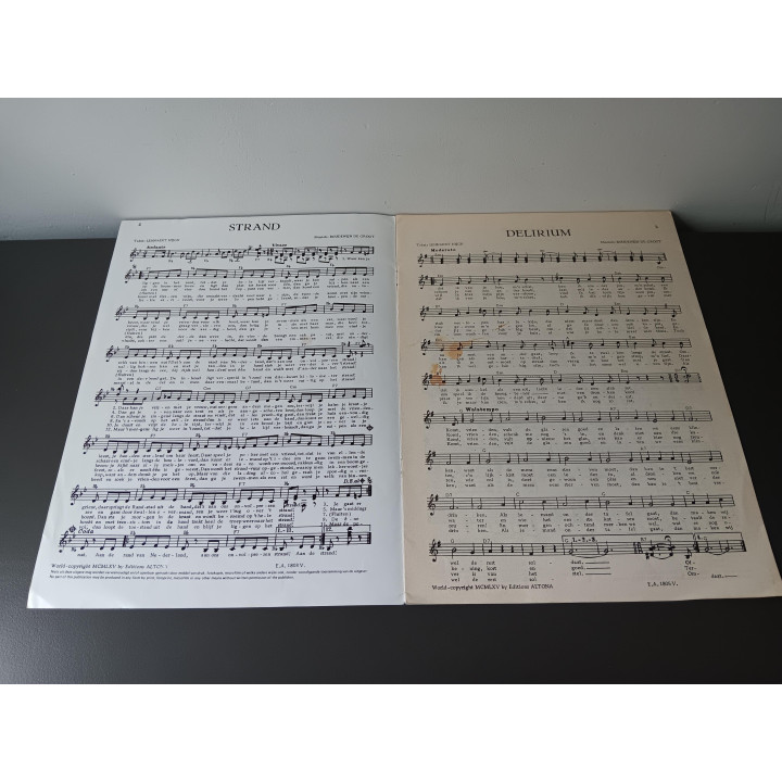 Boudewijn de Groot – Muziekboek met bladmuziek (jaren ’60/’70)