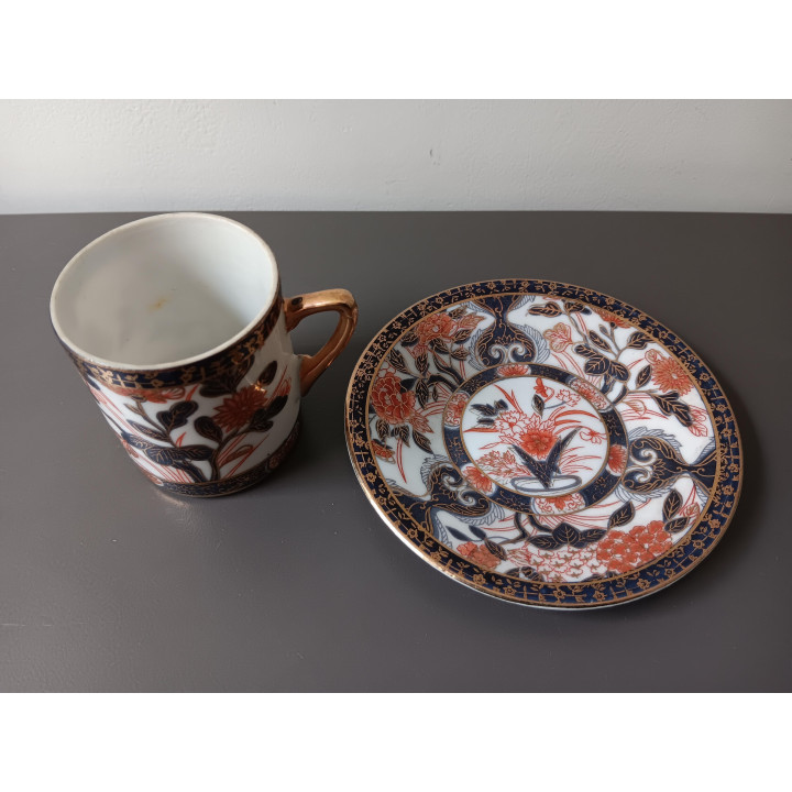 Imari Japan kop en schotel Saji porselein