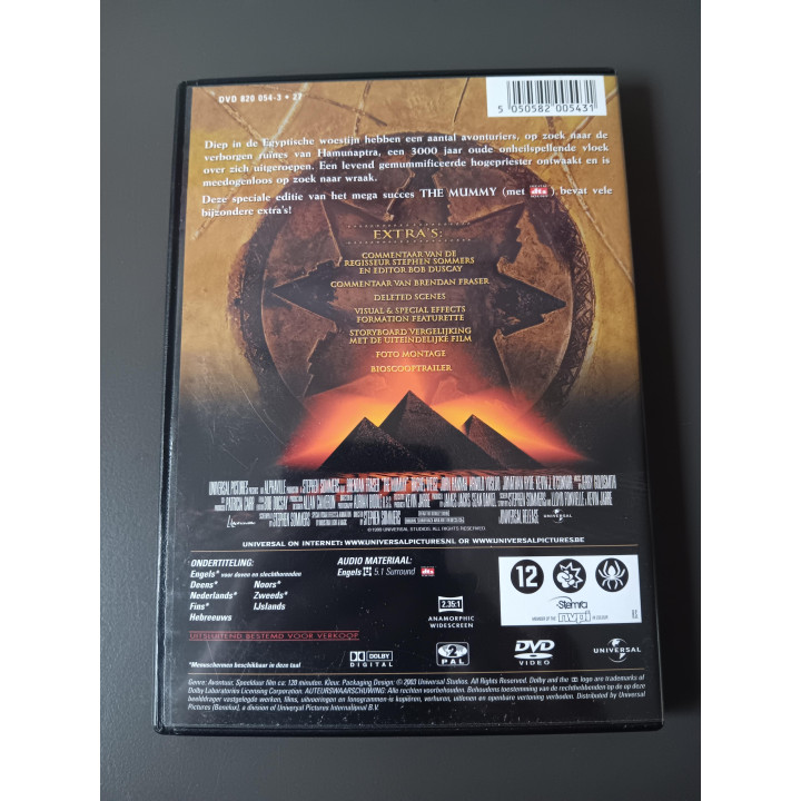 The Mummy Special Edition dvd