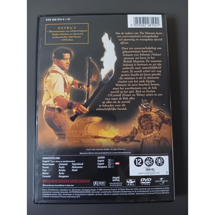 The Mummy Returns dvd
