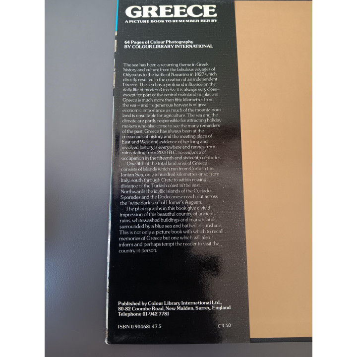 Greece A Picture Book to Remember Her By fotoboek