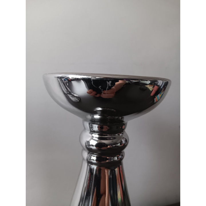 Zilveren kandelaars set