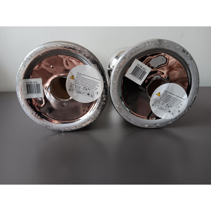 Zilveren kandelaars set