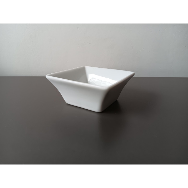 Wit porseleinen amuse schaaltje