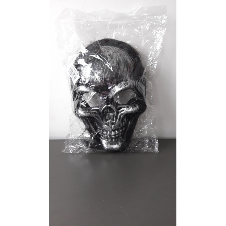 Skelet Masker met Haar Nieuw in Verpakking