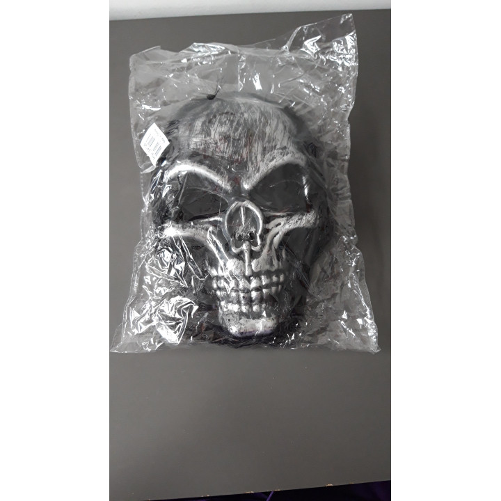 Skelet Masker met Haar Nieuw in Verpakking