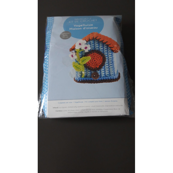 Haakset Vogelhuisje Nieuw in Verpakking