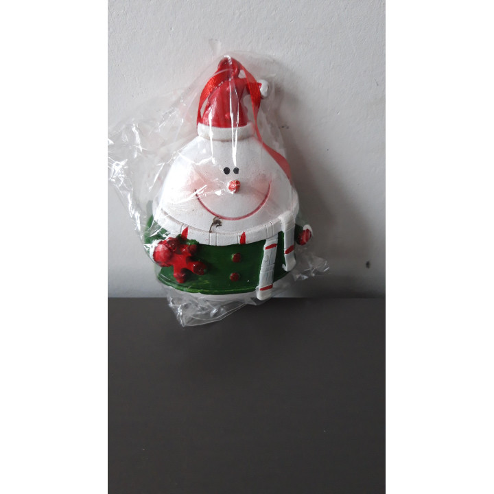 Kersthanger sneeuwpop