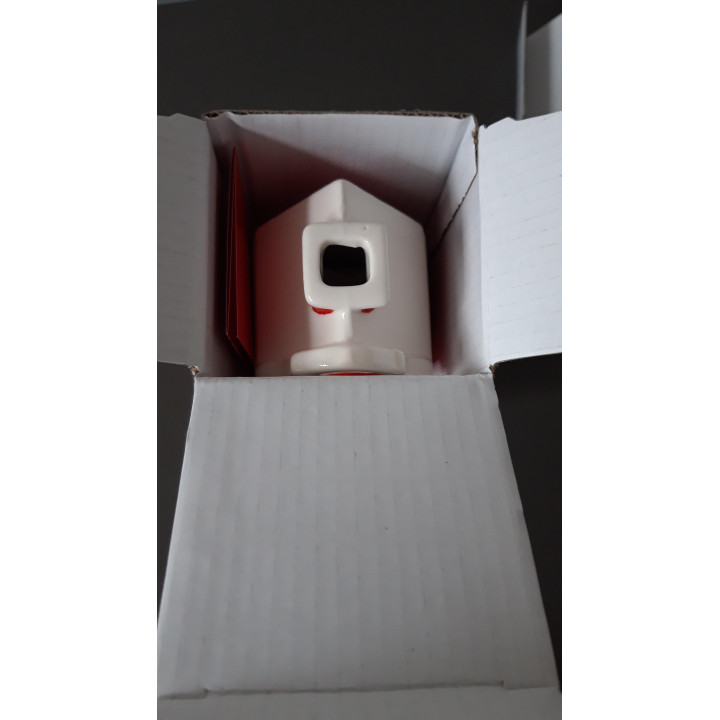 Hollands Keramisch Huisje Nr 5 Vakwerkhuisje met LED lichtje