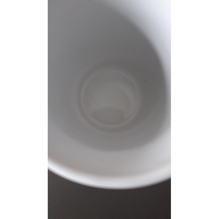 Wit Keramisch Koffiekopje