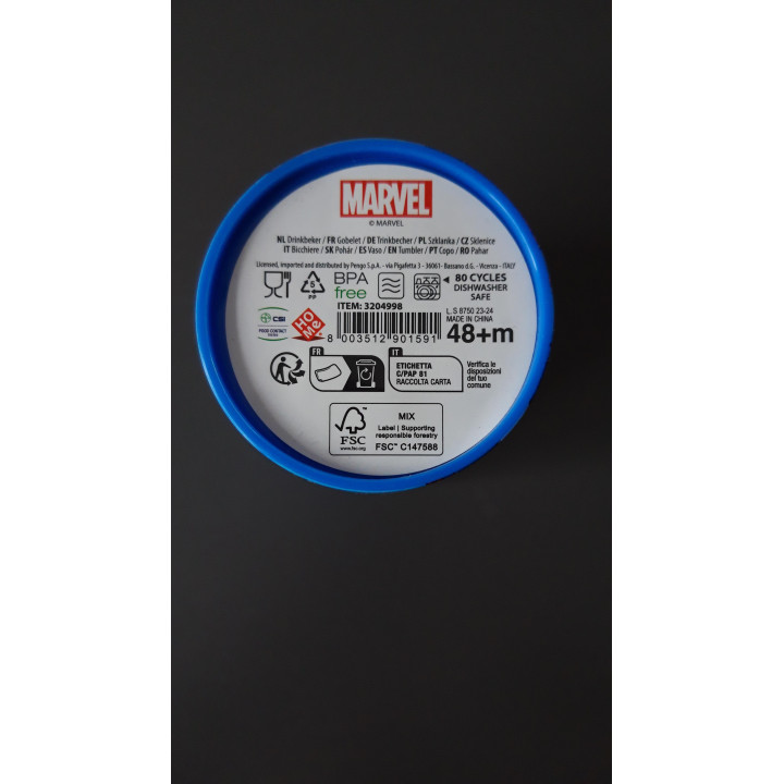 Marvel Avengers drinkbeker blauw