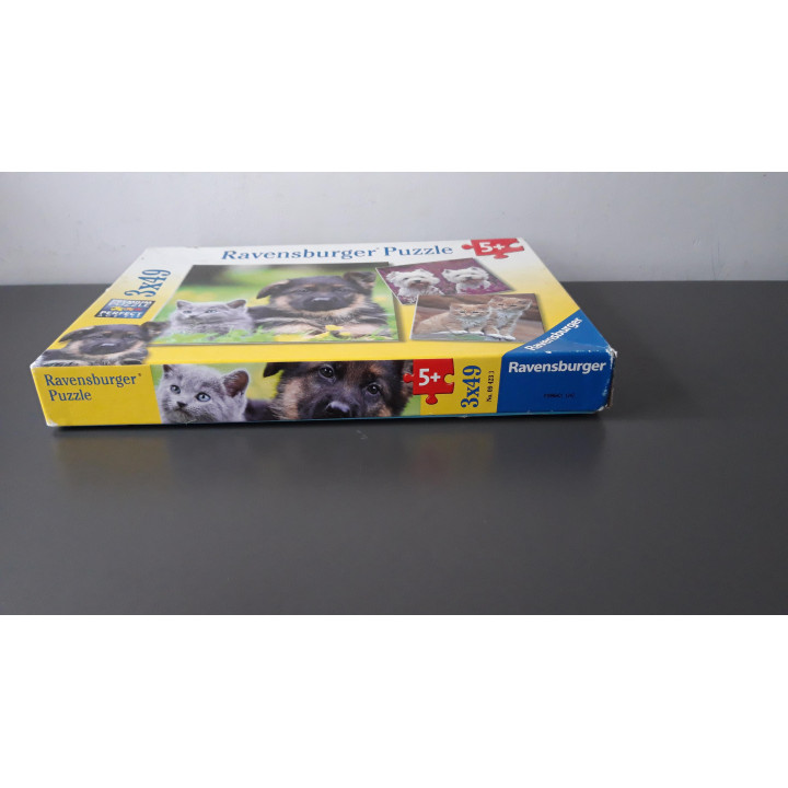Ravensburger puzzel 3 x 49 dieren