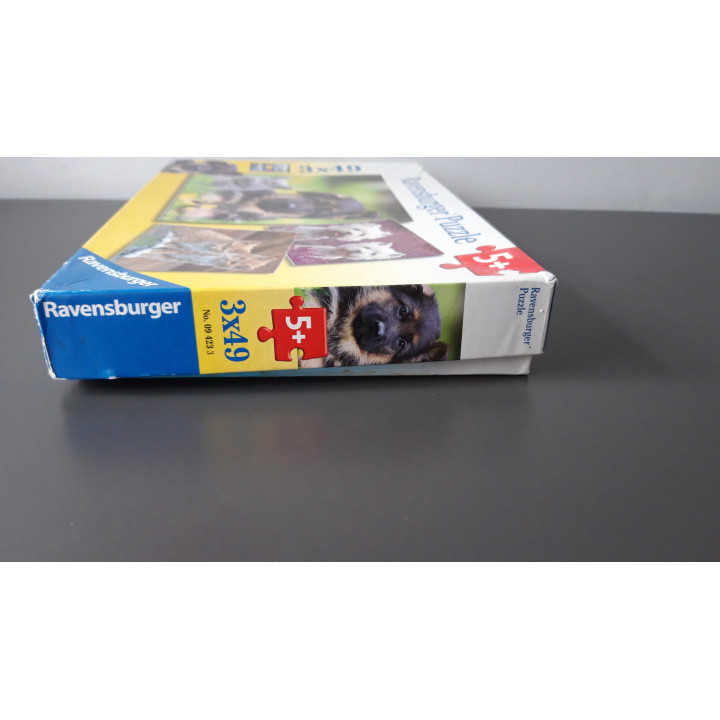 Ravensburger puzzel 3 x 49 dieren