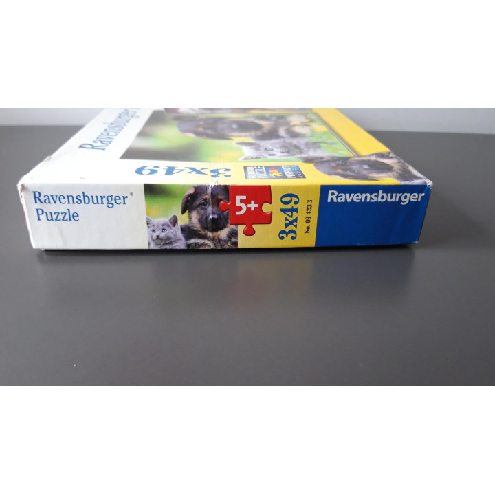 Ravensburger puzzel 3 x 49 dieren