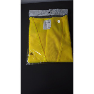 Gele reflecterende veiligheidsvest maat universeel