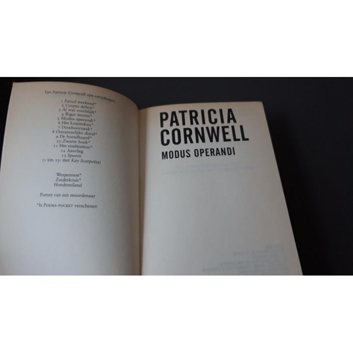 Modus Operandi Patricia Cornwell