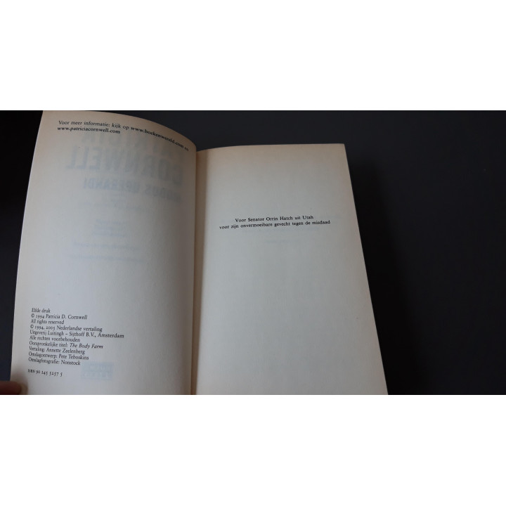 Modus Operandi Patricia Cornwell