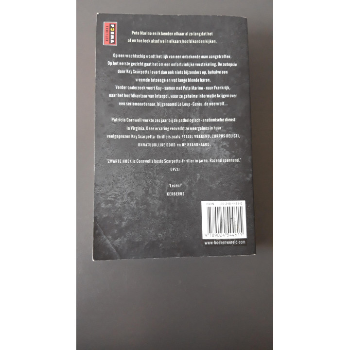 Zwarte Hoek Patricia Cornwell