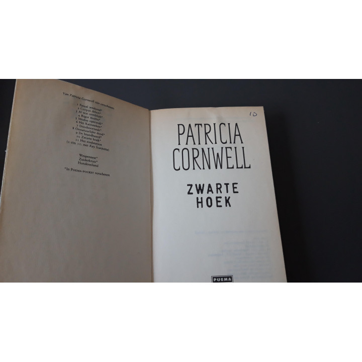 Zwarte Hoek Patricia Cornwell
