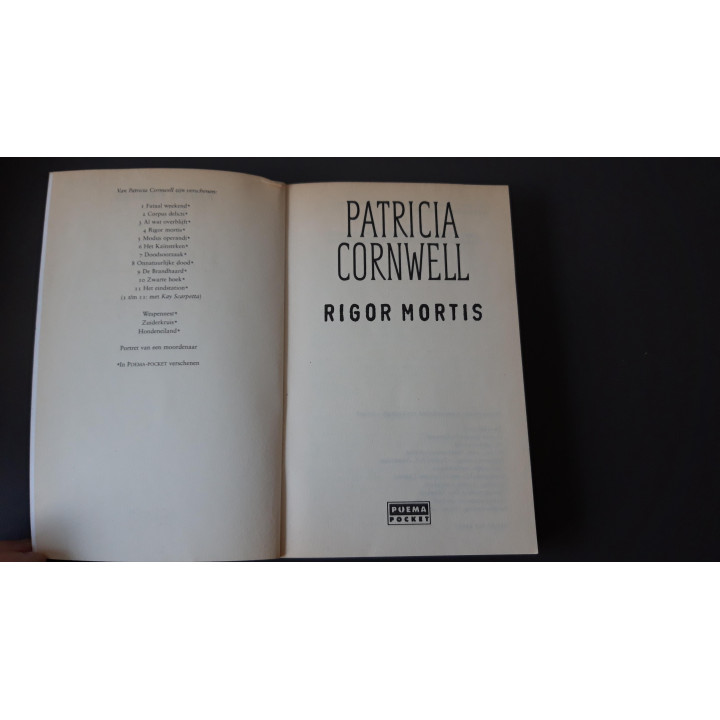 Rigor Mortis Patricia Cornwell