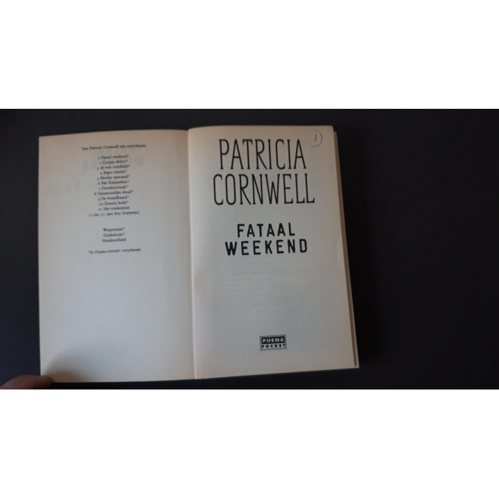 Fataal Weekend Patricia Cornwell