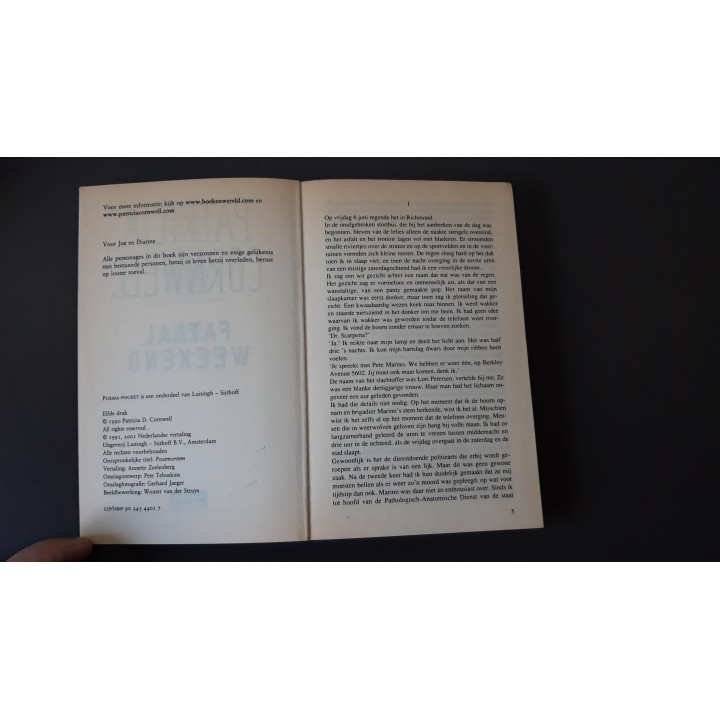 Fataal Weekend Patricia Cornwell