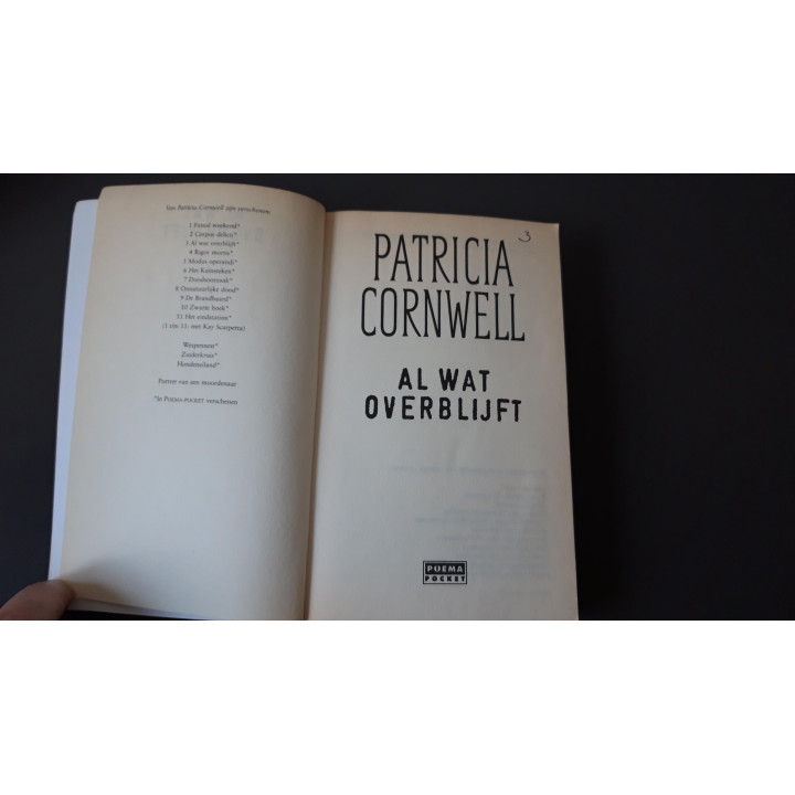 Al Wat Overblijft Patricia Cornwell