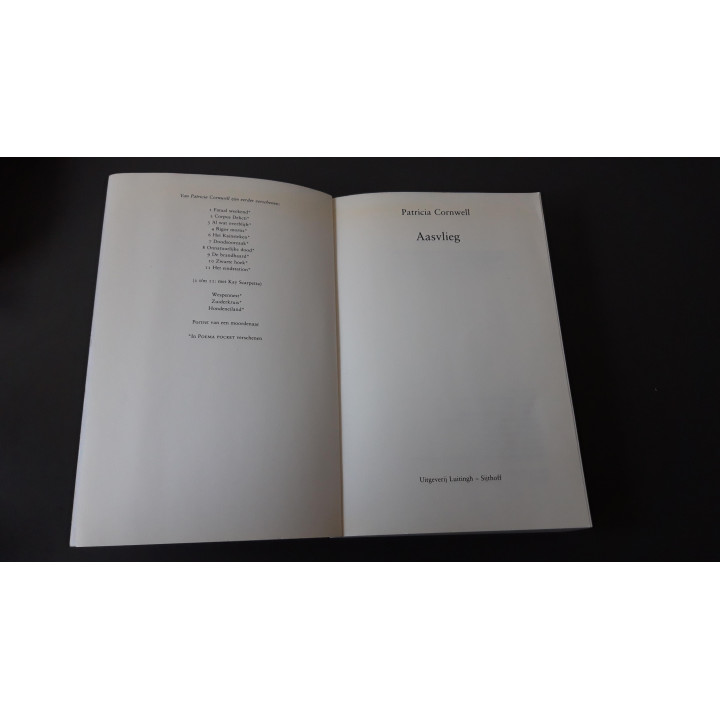 Aasvlieg Patricia Cornwell