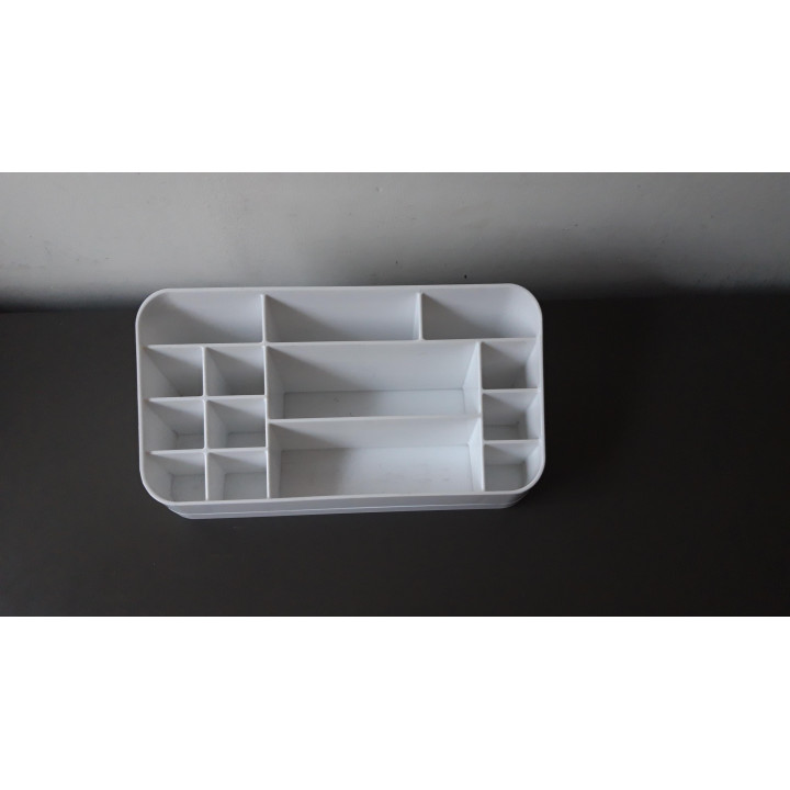 Witte MDesign opbergorganizer met vakjes