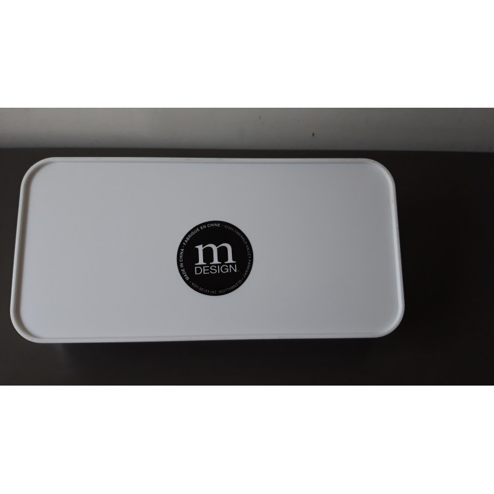 Witte MDesign opbergorganizer met vakjes