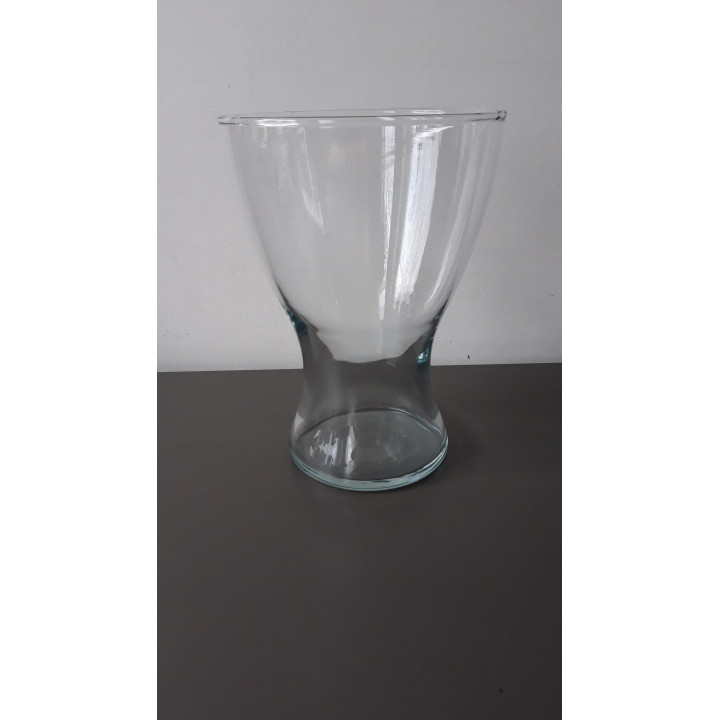 Glazen vaas met elegante vorm