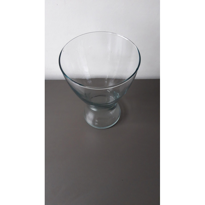 Glazen vaas met elegante vorm