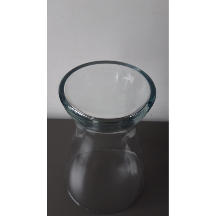 Glazen vaas met elegante vorm