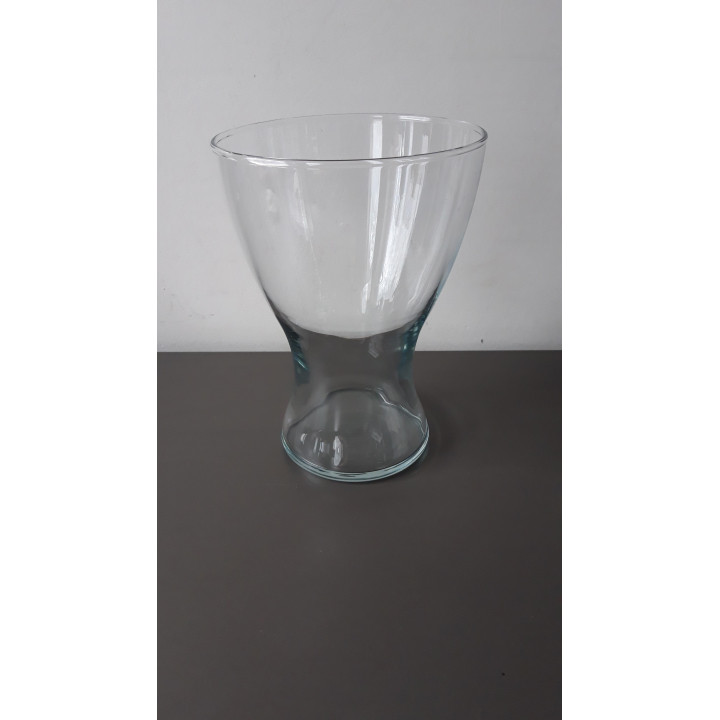 Glazen vaas met elegante vorm