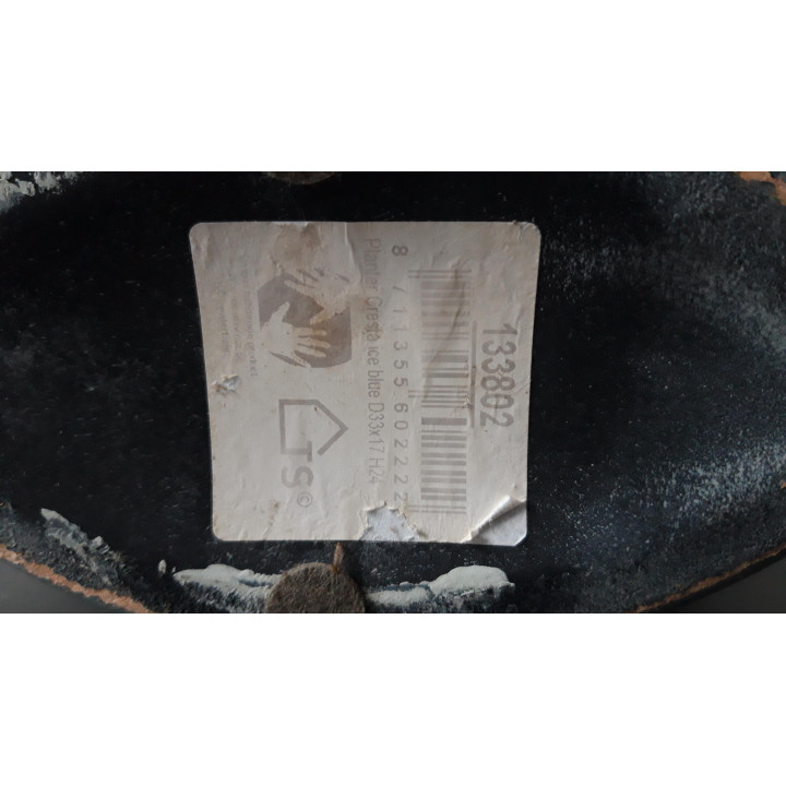 Moderne plantenpot Ice Blue