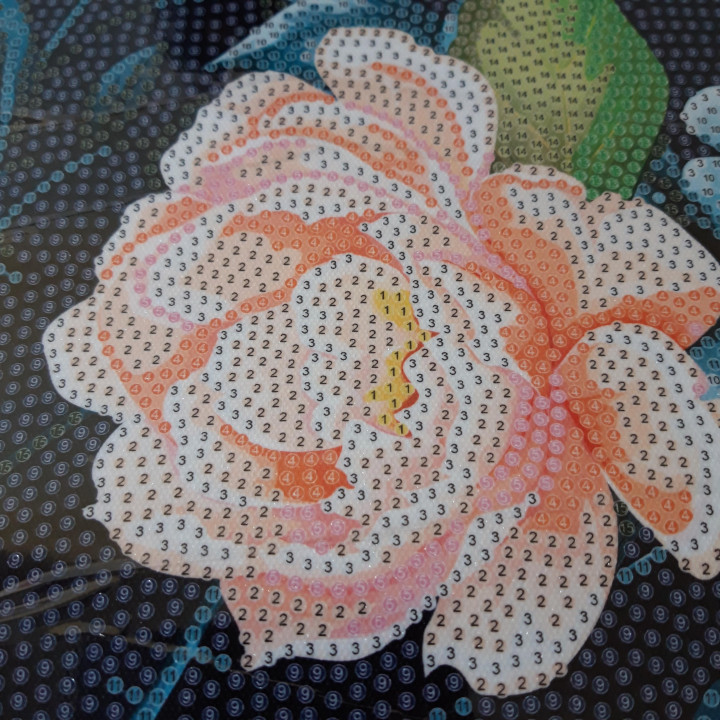 Craft Lab Diamond Painting set 40 x 60 cm bloemen