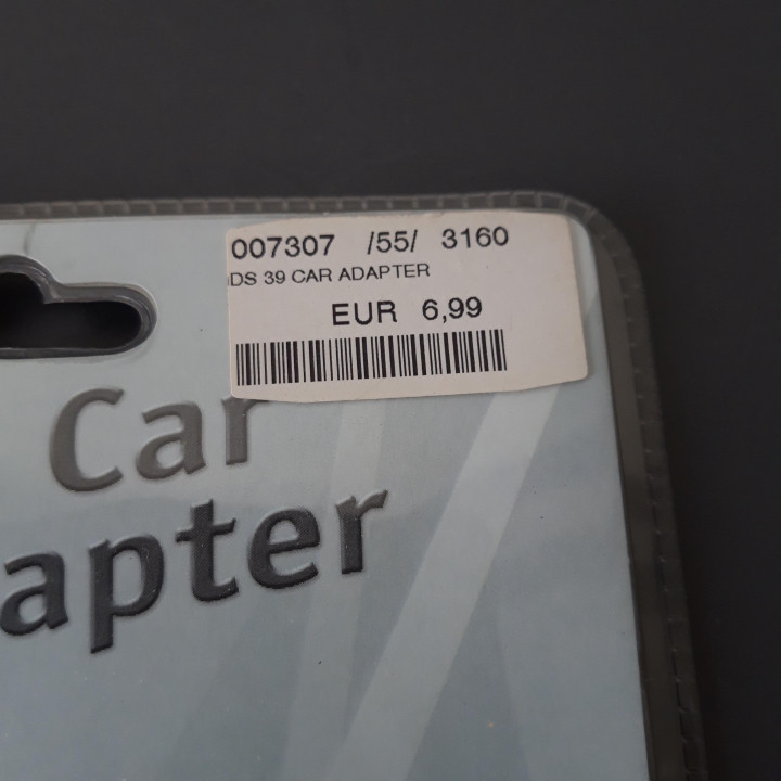 Piranha Nintendo DS auto oplader adapter nieuw in verpakking