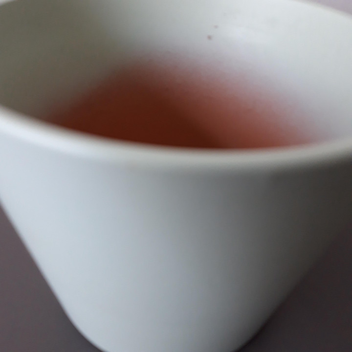 Lichtgroene keramieken bloempot