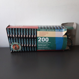 Kerstverlichting 200 lampjes binnen met doos en reservelampjes