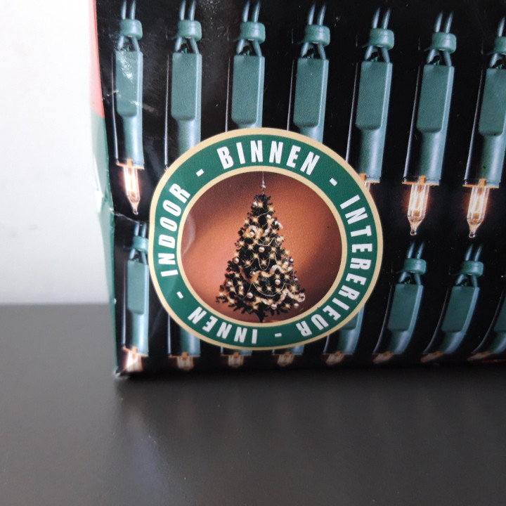 Kerstverlichting 200 lampjes binnen met doos en reservelampjes